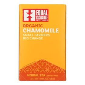 Equal Exchange Organic Chamomile Tea - Chamomile Tea - Case Of 6 - 20 Bags