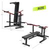 Weight Chest Press Bench - Weight Bench Press Machine 11 Adjustable Positions Flat Incline for Chest & Arm Ab Workout, Home Gym Equipment Combined Max