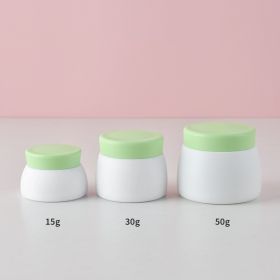 PP Double Cream Box Baby Mask Lotion Bottle Cream Jar (Option: Green-50g)