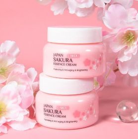 Sakura Skin Care Set 4-piece Set Cleansing Eye Cream Face Cream (Option: 2bottlesoffacecream)