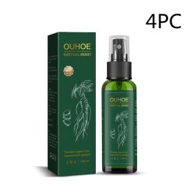 Ginseng Hair Growth Liquid Spray To Prevent Hair Loss (Option: 100ml box-4PCS)